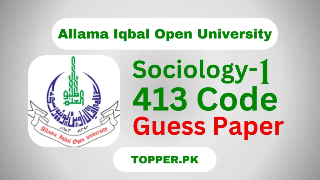 414 Code Sociology Guess Paper