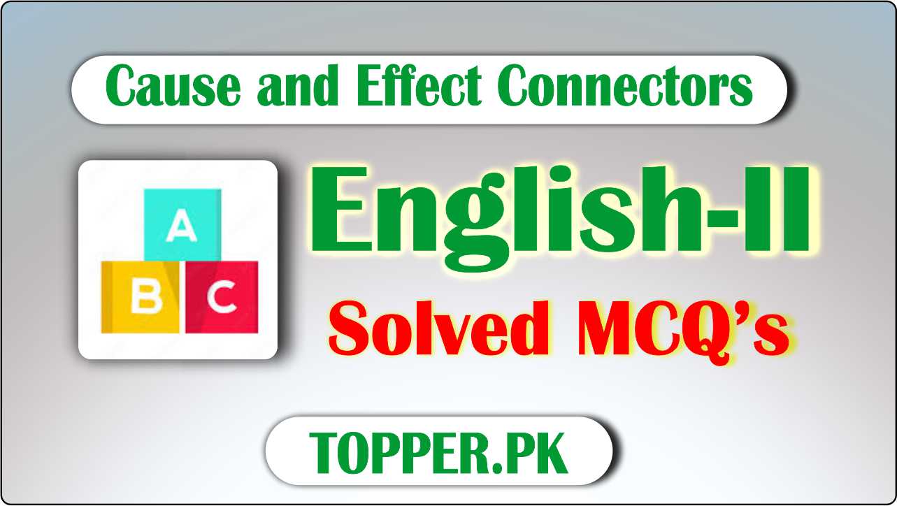 Complete the sentence with the correct Cause and Effect connector