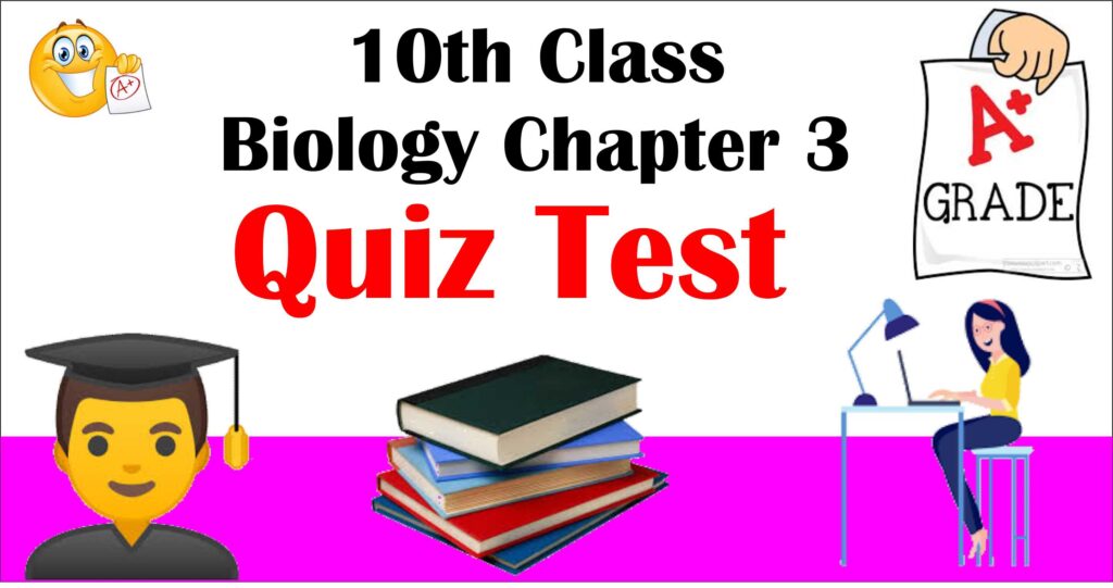 10th Biology Chapter 3 Exercise Quiz
