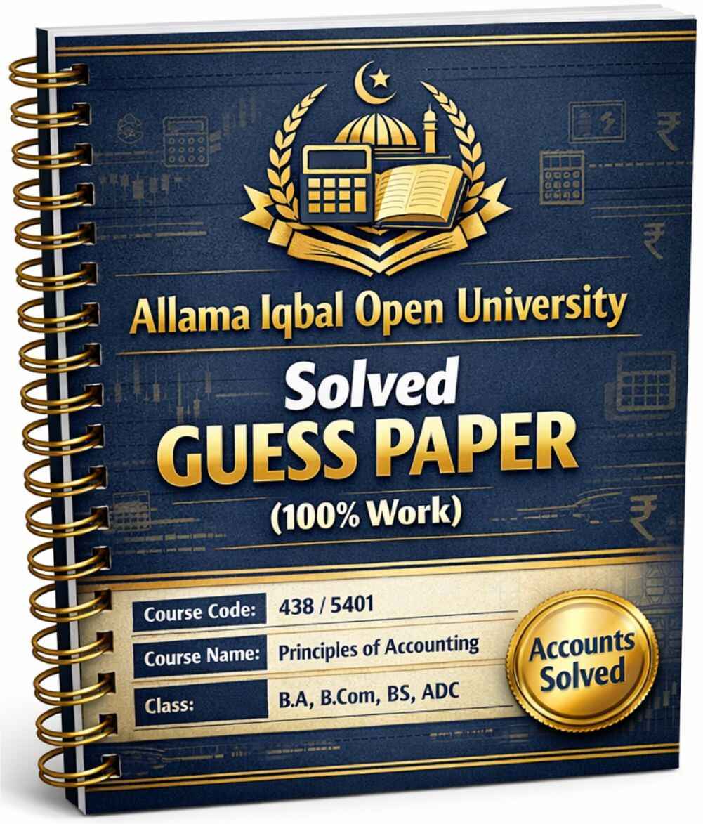 AIOU 438/5401 Code Solved Guess Paper