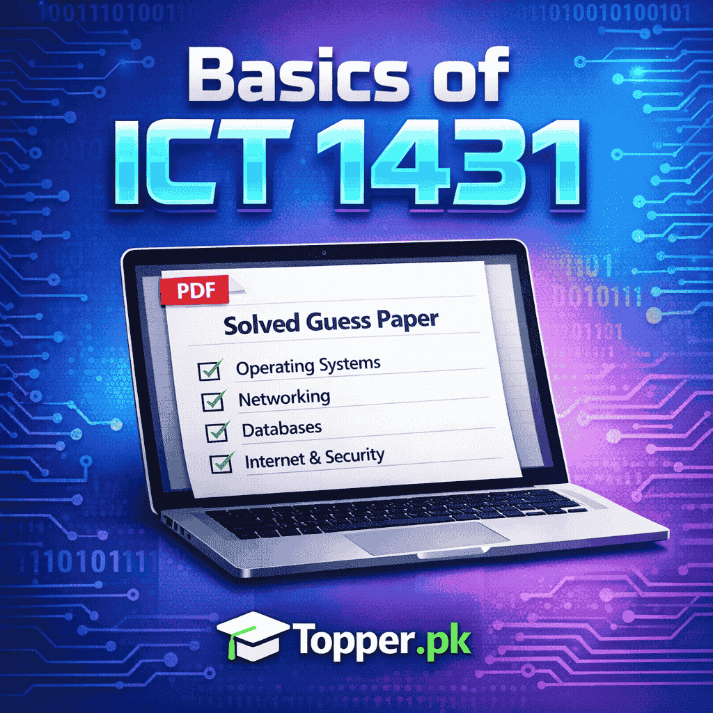 AIOU 1431 Code Solved Guess Paper