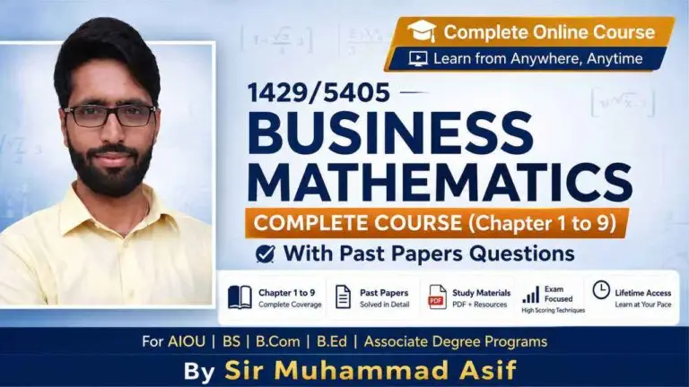 1429/5405 Business Math Complete Course